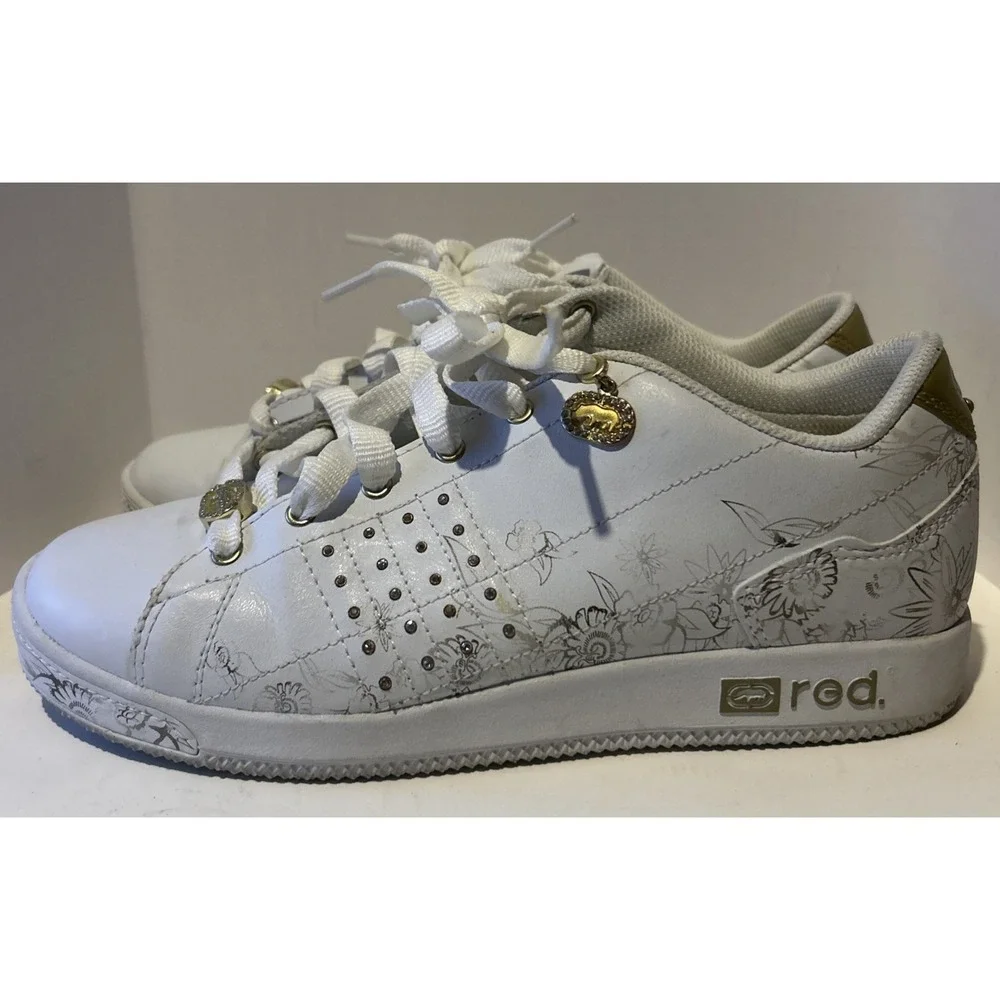 Ecko Red By Marc Ecko‎ Girls Shoes With Rhino Pendant Size 7.5